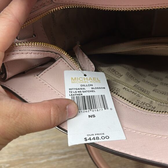 9744 Michael Kors Pink Tote Bag - Picture 10 of 13